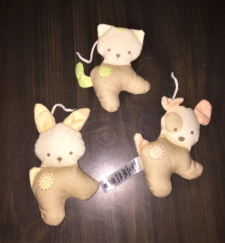 PLUSH TOYS for MOBILE - Puppy, Kitten & Bunny Rabbit - Изображение 1 из 1