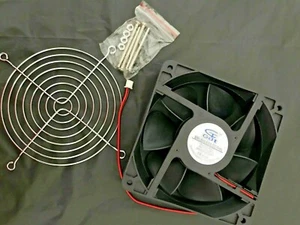 Cooling Fan GDSTIME 12v120x38mm 4 5/8"x4 5/8"x1 1/2"  Dc Brushless 2900 RPM - Picture 1 of 6