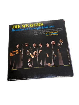 1963 Carnegie Hall Reunion – The Weavers 15th Anniversary Live LP Foto 1 de 4