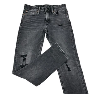 American Eagle Jeans Men's 28X32 Slim Fit Black Denim Airflex 360 Y2K - Picture 1 of 11