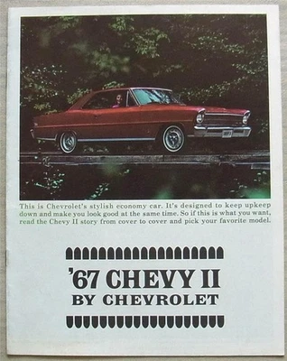 Folleto de venta de autos Chevrolet Chevy II y Nova EE. UU. para 1967 #D-35081 Foto 1 de 4