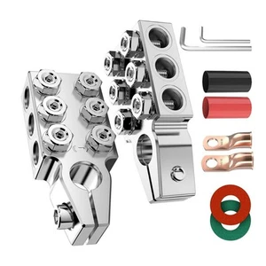 Quality Battery Terminal Connectors Set 12 Way for Reliable Car Installations - Picture 1 of 8