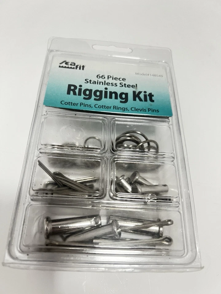 SeaFit KP6663W 150 Piece Stainless Steel Rigging Kit