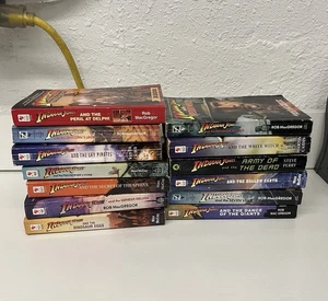 Complete Set Indiana Jones Prequel Books 1-13 MacGregor, McCoy, Caidin Lot - Picture 1 of 13
