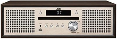 JVC NX-W30 Compact Stereo System Bluetooth Walnut Wood Cabinet CD FM USB F/S NEW - Image 1 of 4