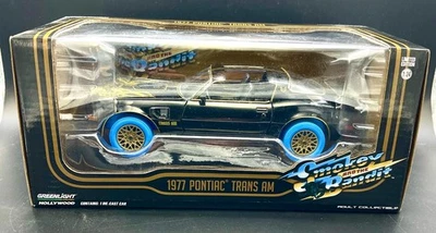 Greenlight Hollywood Smokey Bandit 1977 Pontiac Trans Am Blue Tire Chase 1/24 D4 - Image 1 of 4