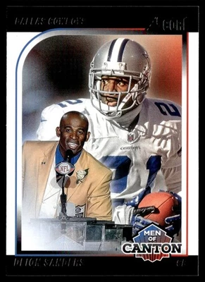 DEION SANDERS 2024 PANINI SCORE FOOTBALL MEN OF CANTON DALLAS COWBOYS #5 INSERT - Image 1 of 2