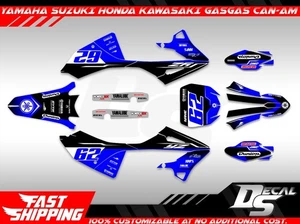 Custom Graphics Kit Yamaha YZ 2T 2022 2023 2025 – Motocross Decals Stickers - Picture 1 of 5