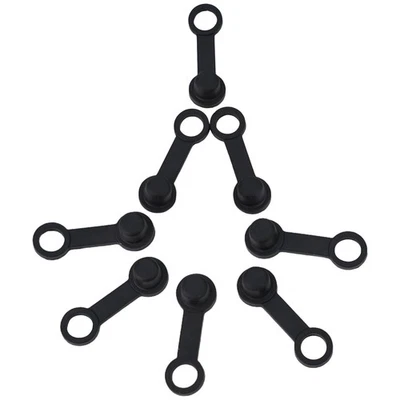 8mm Bleed Nipple Cap ATV Black Brake Screw Cap Car Grease Cap Motorbikes - Image 1 of 4
