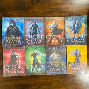 Throne Of Glass 8 Book Series Set By Sarah J Maas -Pick Your Volumes - Imagen 1 de 14