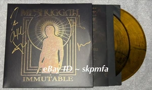MESHUGGAH ~ Álbum de Vinilo Firmado Mercancía Oficial Inmutable - Imagen 1 de 6