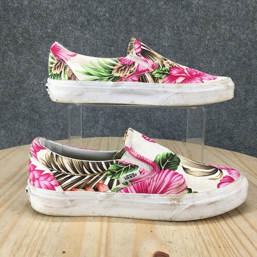 Vans Scarpe Donna 8.5 Off The Wall Sneakers Multicolore Slip On Floreale Basse