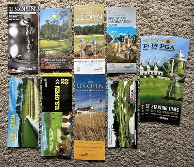 Guías para espectadores de golf y guías de emparejamiento Masters, US Open, PGA Championship Foto 1 de 4