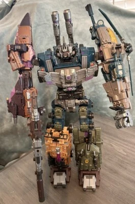 TRANSFORMERS Warbotron-Combaticons-Bruticus Set (5)-WB01 - Pre-Owned - US Seller - Image 1 of 4