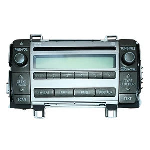 09-10 Toyota Matrix AM FM CD Player Radio Receiver Face ID 11819 OEM LKQ - Foto 1 di 9