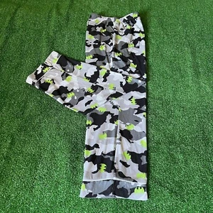 Batman Kids Camouflage Gray Camo Batman Logo PJ Pajama Pants Size L (10-12) - Picture 1 of 10