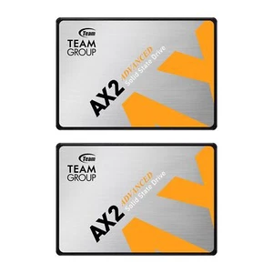 TEAMGROUP AX2 1TB 2 Pack 3D NAND TLC 2.5 Inch SATA III Internal Solid State D... - Picture 1 of 7
