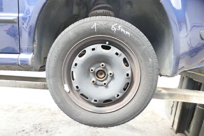 4x VW Polo 9N Felgen Reifen 165/70 R14 81T Sommerreifen 5jx14H2 ET35 ca. 6mm - Bild 1 von 4