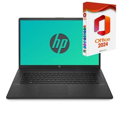 HP 17-CN, BIS 32GB RAM 2TB SSD, WINDOWS 11 PRO, MS OFFICE 2024, 17.3" Full HD - Bild 1 von 3