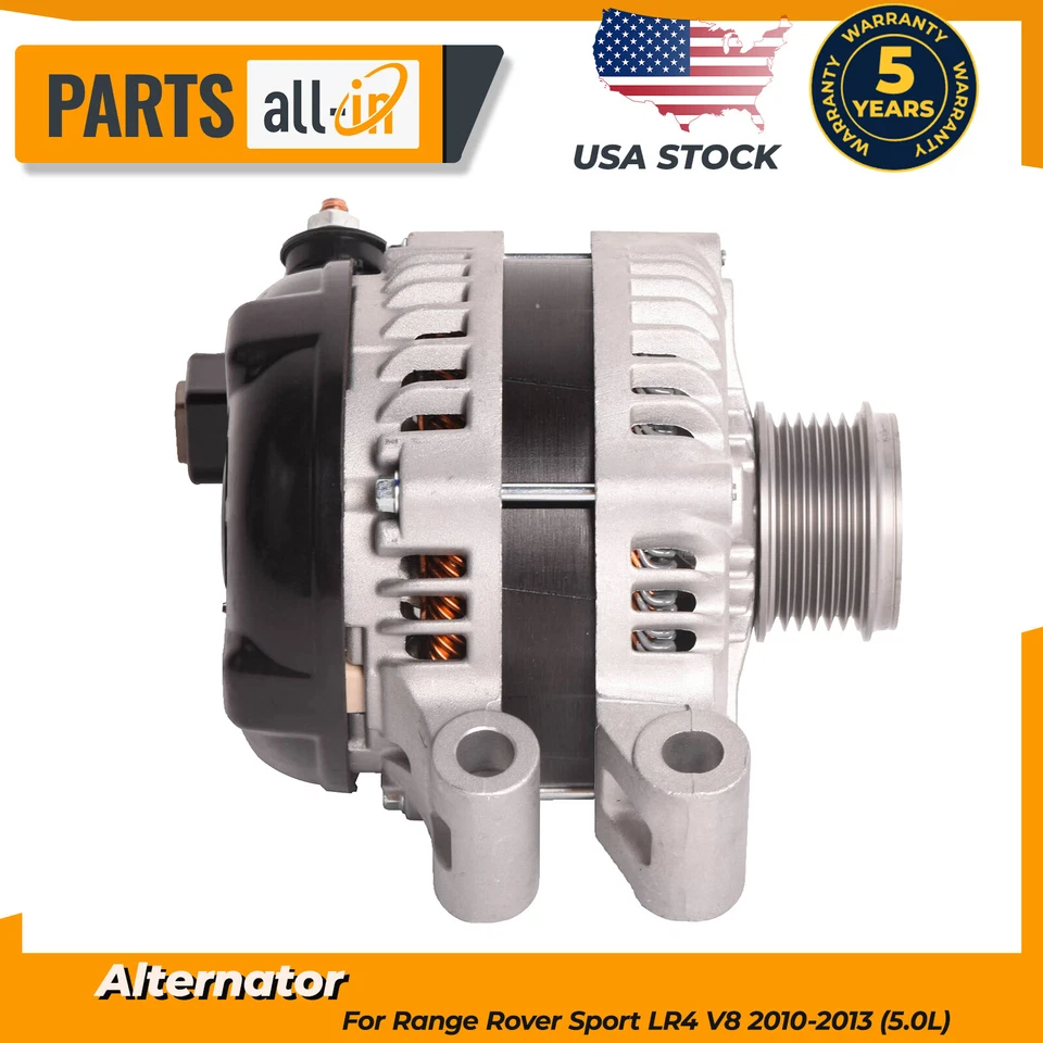12 V 150 Amp Alternator for Land Rover LR4 / Range Rover Sport V8 5.0L 2010-2013 - Image 1 of 4
