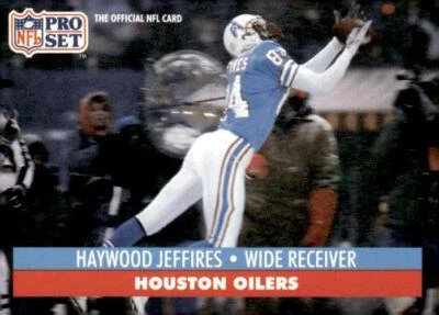 1991 Pro Set #517 Haywood Jeffires - Image 1 of 2