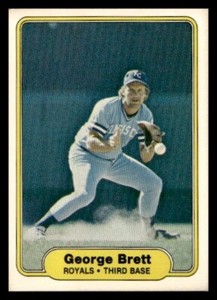1982 Fleer #405 George Brett Kansas City Royals Baseball card