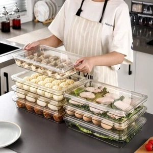 3-tier Container for Freezing and Storing Dishes - Picture 1 of 8
