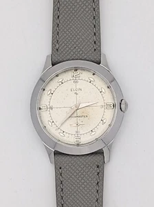 Vintage Elgin Shockmaster 715 Cal Stainless Steel Manual Watch. VGC. Accurate - Picture 1 of 15