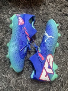 Puma Men’s Size 8 FUTURE 7 ULTIMATE FG/AG Soccer Cleats Blue 107916-01 New - Picture 1 of 9