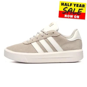 Adidas Plataforma de Corte Gamuza Cuero Mujer Retro Informal Moda Entrenadores Tenis - Imagen 1 de 5