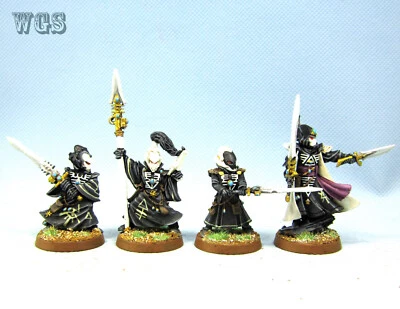 Warhammer 40K WGS Painted Eldar Farseer and Warlocks EL056 - Image 1 of 4