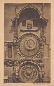 Prague, CZECH REPUBLIC - Old Town Hall - Astronomical Clock - Sepia - Picture 1 of 2