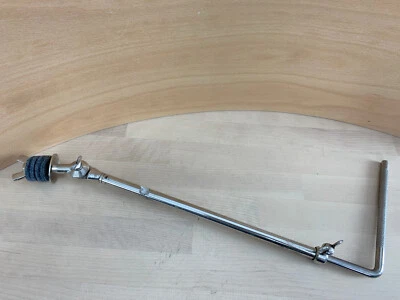 LUDWIG 60s Vtg CYMBAL L-ARM Super Rare NICKEL Finish Telescoping Transition Era - Image 1 of 4