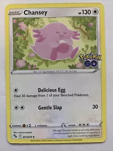 Chansey 051/078 Pokemon Go 2022 Trading Card - Picture 1 of 1