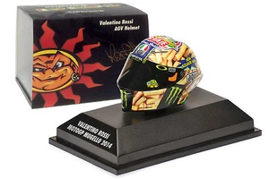 Minichamps Valentino Rossi AGV Helmet MotoGP Mugello 2014 - 1/8 Scale - Picture 1 of 3