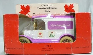 CANADIAN PROVINCIAL SEREIES 1/24 DIE CAST 1913 MODEL T FORD BANK LOT 1 - Picture 1 of 2