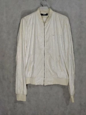 Raf от Raf Simons архив Tyvek бумаги с подкладкой белый логотип Bomber куртка 48 Италия - Изображение 1 из 4