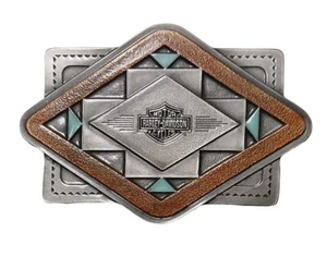 HARLEY DAVIDSON Southwestern Diamond Sun Belt Buckle. B30 - Picture 1 of 2