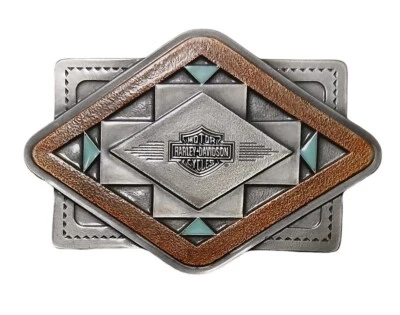 Hebilla de cinturón Harley Davidson Southwestern Diamond Sun. B30 Foto 1 de 2