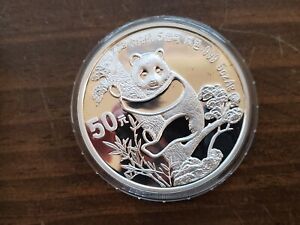 1987 China 50 Yuan 5 oz .999 Silver Panda - RARE Chinese Panda Coin