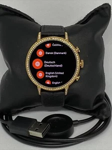 Fossil Gen 4 Authentic Digital Dial Smart Watch Custom Band FTW6021 CO196 - Picture 1 of 12