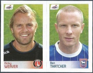 PANINI CHAMPIONSHIP 2009- #144/266-CHARLTON-NICKY WEAVER / IPSWICH-BEN THATCHER