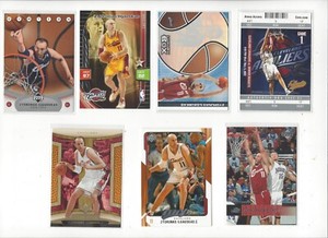 27 Different Zydrunas Ilgauskas cards Cavaliers