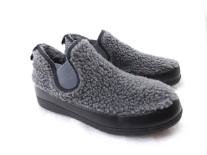 GREYS HUCKBERRY Wolle Outdoor Indoor Slipper Stiefel Herren Gr. 9 grau schwarz PORTUGAL - Bild 1 von 9