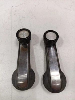 78-81 Toyota Celica Manual Window Crank Handle Set Black And Chrome OEM - Image 1 of 4