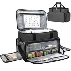 Sewing Machine Carrying Case, Sewing Machine Bag for Sewing Machine Accessori... - Picture 1 of 7