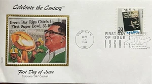 Colorano Silk 3188 Celebrate The Century 1960s Green Bay Packers Superbowl w/ins - Picture 1 of 2