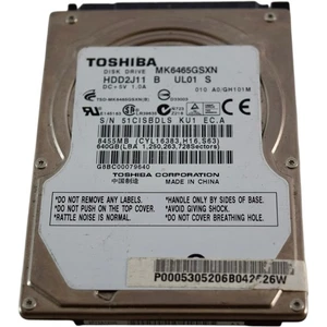 Toshiba MK6465GSXN 640GB 5400RPM SATA II 2,5'' Laptop HDD  - Bild 1 von 4