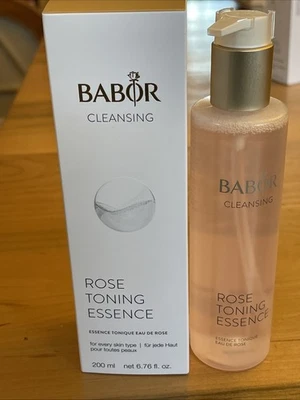 Esencia tonificante rosa limpiadora BABOR 6,76 OZ cada tipo de piel nueva en caja Foto 1 de 4