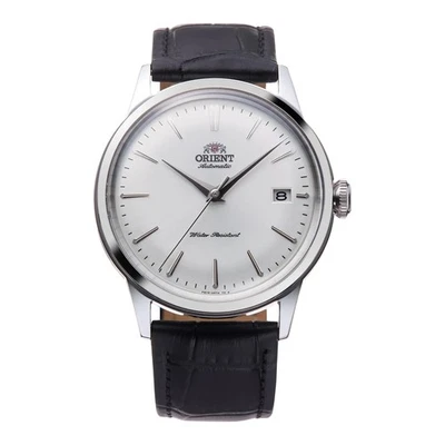Orologio Automatico ORIENT BAMBINO CLASSIC RA-AC0M03S30B Pelle Nero Bianco - Immagine 1 di 2
